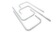 Wyatt Gatling - Chrome Saddlebag Rail Set