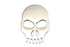 Wyatt Gatling #M1067-04 - Stainless Steel Fender Medallion with Skull