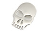 Wyatt Gatling #M1067-04 - Stainless Steel Fender Medallion with Skull