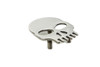 Wyatt Gatling #M1067-04 - Stainless Steel Fender Medallion with Skull