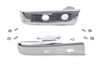 Wyatt Gatling #77948 - Chrome Slotted Saddlebag Filler Strip Kit