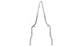 V-Twin #80240 - 25 inch Rigid Sissy Bar Chrome