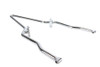 V-Twin #80240 - 25 inch Rigid Sissy Bar Chrome