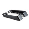 Hogworks Vivid Black 3" Saddlebag Extensions w/ No Cut Exhaust for Harley® Touring Cvo '94-'13