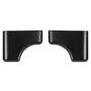 Hogworks Denim Black 3" Cvo Saddlebag Extensions w/ Dual Cut Exhaust for Harley® Touring '94-'13