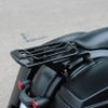 Hogworks Air Wing Two Up Luggage Rack in Black for Harley® Touring '09-'25