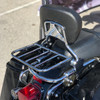 Hogworks Chrome Detachable Sissy Bar / Luggage Rack '97-'08 for Harley® Touring