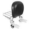 Hogworks Chrome Detachable Sissy Bar / Luggage Rack '97-'08 for Harley® Touring