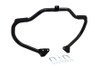 V-Twin - Black Front Engine Bar with Footpeg Pads