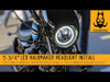 Hogworks 5 3/4" Led Chrome Headlight for Harley® Sportster, Dyna , Softail & Indian Motorcycles®