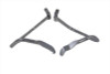 V-Twin #21029 - Chrome Rear Frame Guard Set