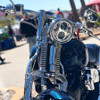 Hogworks 5 3/4" Led Chrome Halomaker® Headlight for Harley® Sportster, Dyna , Softail & Indian Motorcycles®