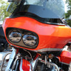 Hogworks Dual Led Blackout Headlight for Harley® Road Glide '98-'13
