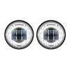 Hogworks Chrome 4.5" Led Auxiliary Passing Lamps for Harley® & Indian®