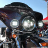 Hogworks Blackout 4.5" Led Auxiliary Passing Lamps for Harley® & Indian®