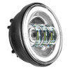 Hogworks Chrome 4.5" Led Halomaker® Auxiliary Passing Lamps for Harley® & Indian®