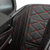 Hogworks Hogworkz® Tapered Stretched Saddlebag Liners '14-'25 | Black w/ Red Stitching Fits Harley® Oem