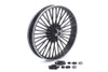 V-Twin #HD-FW-C364-BLA - 21 inch x 2.15 inch Duro 36 Fat Spoke Matte Black Wheel