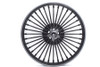 V-Twin #HD-FW-C364-BLA - 21 inch x 2.15 inch Duro 36 Fat Spoke Matte Black Wheel