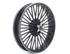 V-Twin - Front 21 inch x 3.15 inch Duro 36 Fat Spoke Matte Black Whee