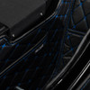Hogworks Hogworkz® Tapered Stretched Saddlebag Liners '14-'25 | Black w/ Blue Stitching Fits Harley® Oem