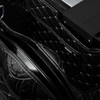 Hogworks Hogworkz® Tapered Stretched Saddlebag Liners '14-'25 | Black w/ Silver Stitching Fits Harley® Oem