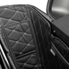 Hogworks Hogworkz® Tapered Stretched Saddlebag Liners '14-'25 | Black w/ Silver Stitching Fits Harley® Oem