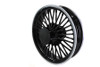V-Twin - Front 16 inch x 3.5 inch Duro 36 Fat Spoke Matte Black Wheel