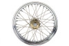 V-Twin #61031C - WR 19 inch X 3.00 Front Spool Wheel with Chrome Rim