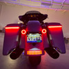 Hogworks Slimz Led Saddlebag Lights for Harley® Touring '14-'25 | Red Lens