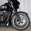 Hogworks Denim Black 21" Wrapped Front Fender for Harley® Touring '96-'13