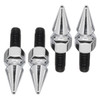 Hogworks Spiked Windshield Bolts in Chrome for Harley® Road Glide '15-'25