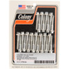 Colony #8733-24 - Screw Kit - Valve Cover/Hex - with Aluminum D Rings - Cadmium