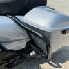 Hogworks Hogworkz® 1.25" Pork Chop Saddlebag Guards for Harley® Touring '14-'25 | Black