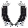 Hogworks Visionz Led Turn Signal / Drl Vent Inserts for Harley® Road Glide '15-'25 | Chrome