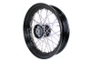 V-Twin #19472SB - 16 inch X 3.00 inch Replica Front or Rear Spoke Wheel