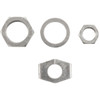 Colony #8161-4 - Nuts with Washers Kit - Rear/Axle - Hex - Cadmium Plated - '36-'72 Harley-Davidson