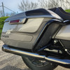 Hogworks Hogworkz® 1.25" Pork Chop Saddlebag Guards for Harley® Touring '23.5-'25 | Black