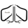 Hogworks Hogworkz® 1.25" Pork Chop Saddlebag Guards for Harley® Touring '23.5-'25 | Black