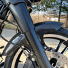 Hogworks Hogworkz® 100% Carbon Fiber Chopped Front Fender for Harley® Touring '96-'25