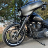 Hogworks Hogworkz® 100% Carbon Fiber Chopped Front Fender for Harley® Touring '96-'25
