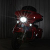 Hogworks Hogworkz® Halomaker® Led Front & Rear Turn Signals for Harley-davidson® | 1157 Base, Bullet Lens