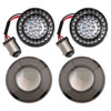Hogworks Hogworkz® Halomaker® Led Front & Rear Turn Signals for Harley-davidson® | 1157 Base, Bullet Lens