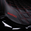Hogworks Rise Up Seat for Harley® Touring '08-'25 (diamond / Red Stitch)