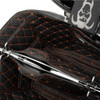 Hogworks Hogworkz® Saddlebag Liners for Harley® Street Glide & Road Glide '24-'25 | Black w/ Orange Stitching