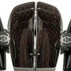 Hogworks Hogworkz® Saddlebag Liners for Harley® Street Glide & Road Glide '24-'25 | Black w/ Orange Stitching