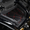 Hogworks Hogworkz® Compartment Liners for Harley® Road Glide '15-'25 | Black w/ Red Stitching