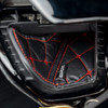 Hogworks Hogworkz® Compartment Liners for Harley® Road Glide '15-'25 | Black w/ Red Stitching