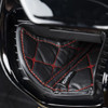 Hogworks Hogworkz® Compartment Liners for Harley® Road Glide '15-'25 | Black w/ Red Stitching