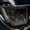 Hogworks Hogworkz® Compartment Liners for Harley® Road Glide '15-'25 | Black w/ Gold Stitching